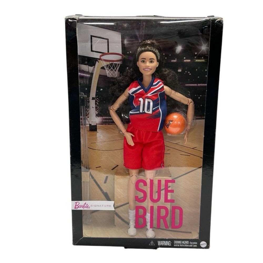 Barbie Signature Sue Bird Doll Basketball  No 10 Uniform Mattel HJW97
